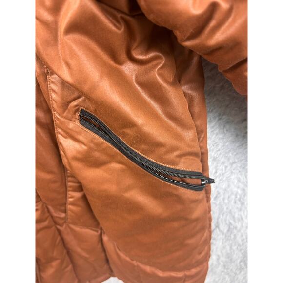 Weather Tamer Vintage Insulated Coat Men’s 38 Brown Quilted Zip Front USA Made - Picture 9 of 13